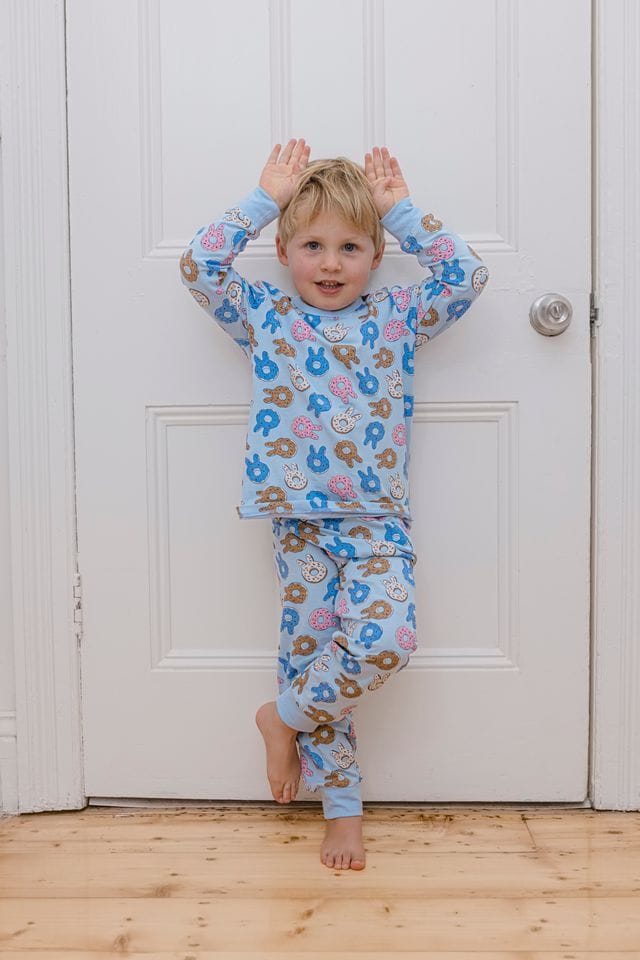 Milky Unisex Sleepware Donut Bunny PJs