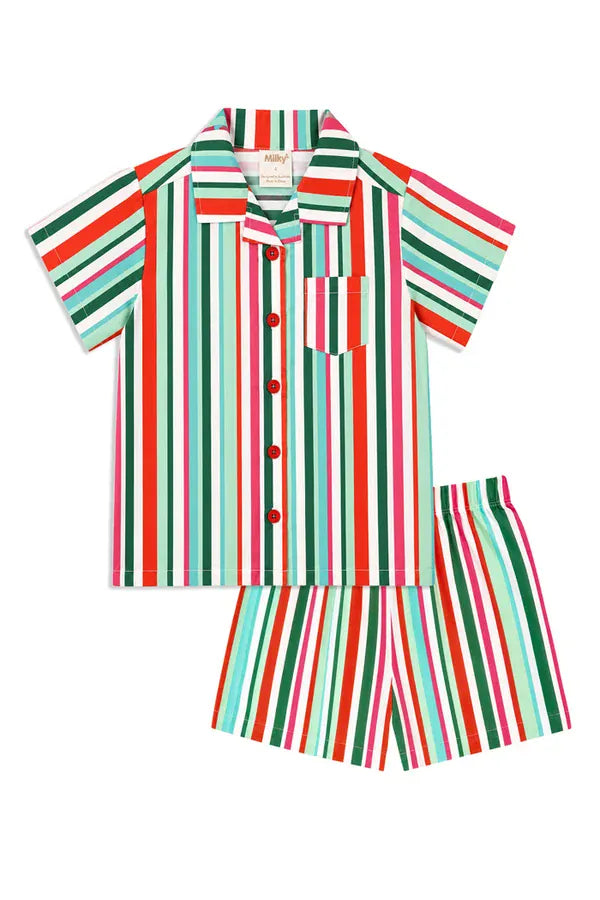 Milky Unisex Sleepware Jolly Stripe PJs