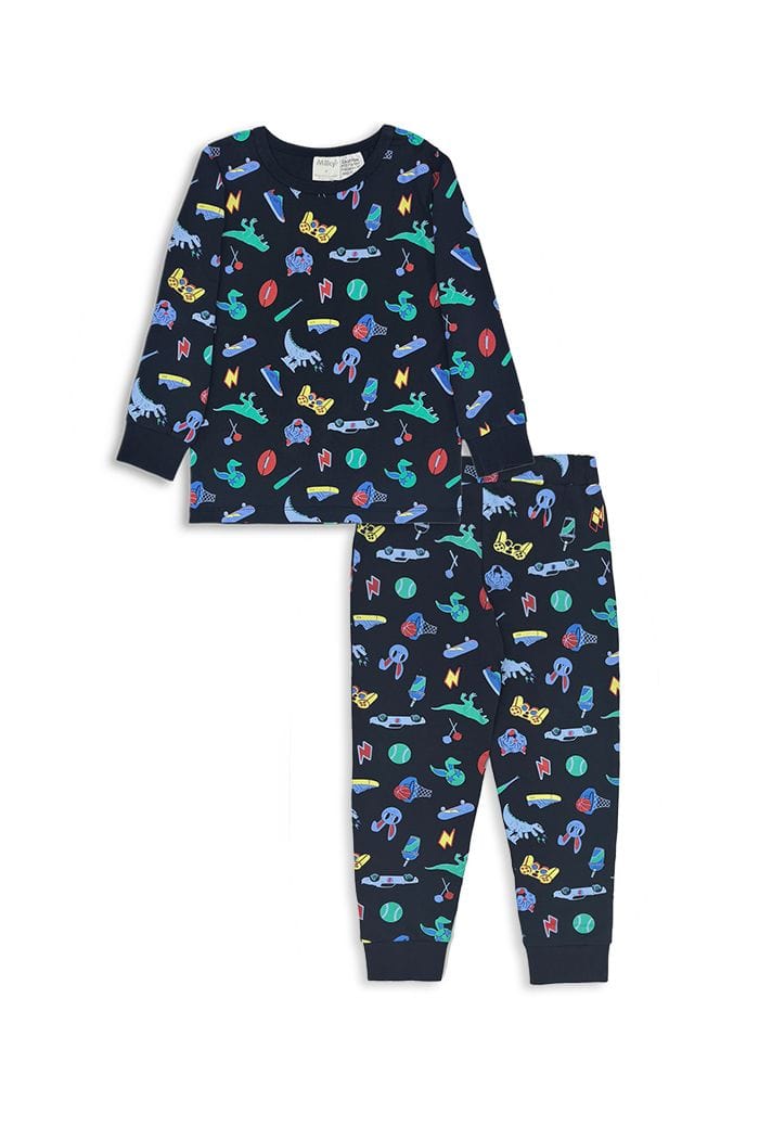 Milky Unisex Sleepware Playground PJs