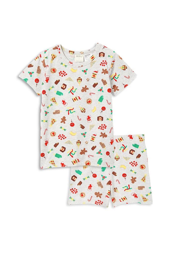 Milky Unisex Sleepware Summer Christmas PJs