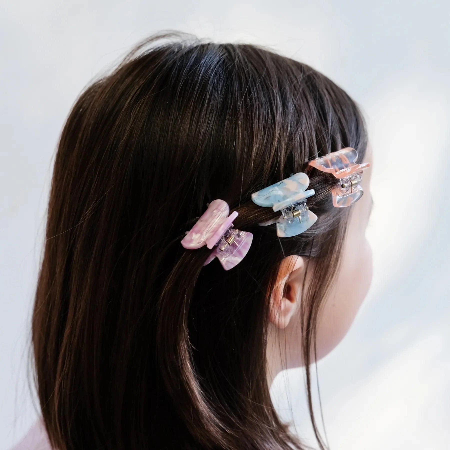 Mimi & Lula Accessory Hair Acetate Claw Clips - Bright Multi