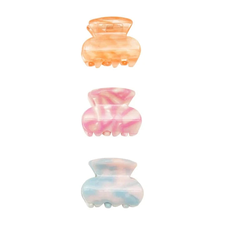 Mimi & Lula Accessory Hair Acetate Claw Clips - Bright Multi