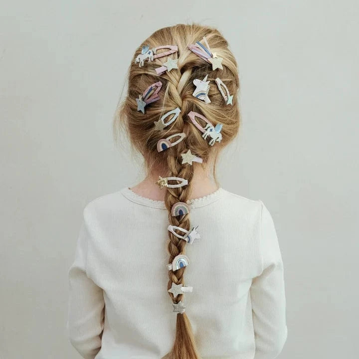 Mimi & Lula Accessory Hair Celeste Unicorn Mini Clic Clacs
