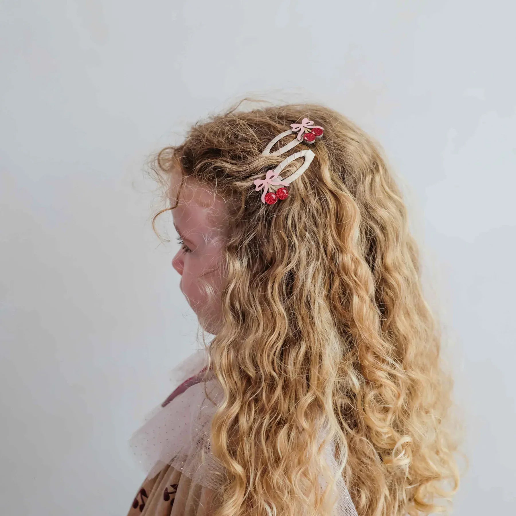 Mimi & Lula Accessory Hair Fancy Cherries Clips