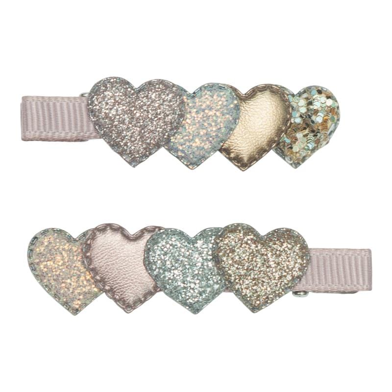 Mimi & Lula Accessory Hair Layered Heart Clips