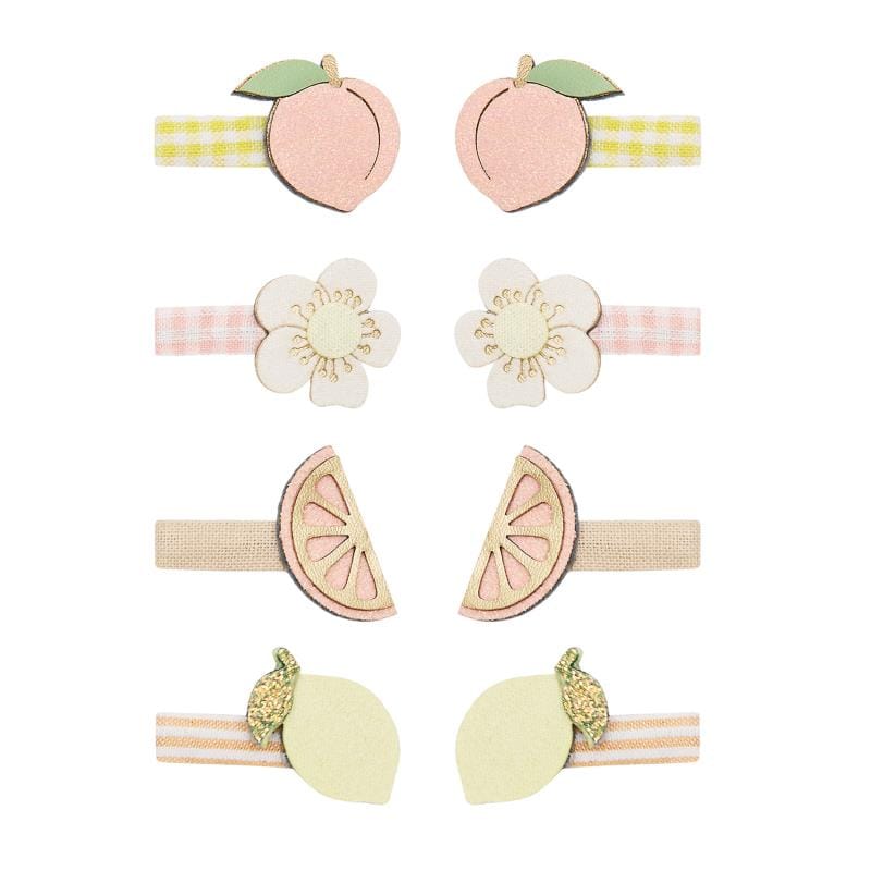 Mimi & Lula Accessory Hair Peachy Citrus Mini Clips