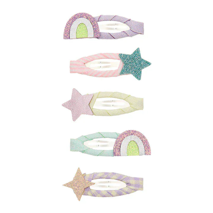 Mimi & Lula Accessory Hair Rainbow & Star Clic Clacs
