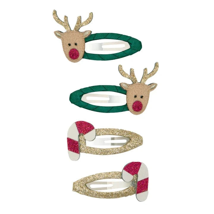 Mimi & Lula Accessory Hair Rudolph & Candy Cane Clic Clacs