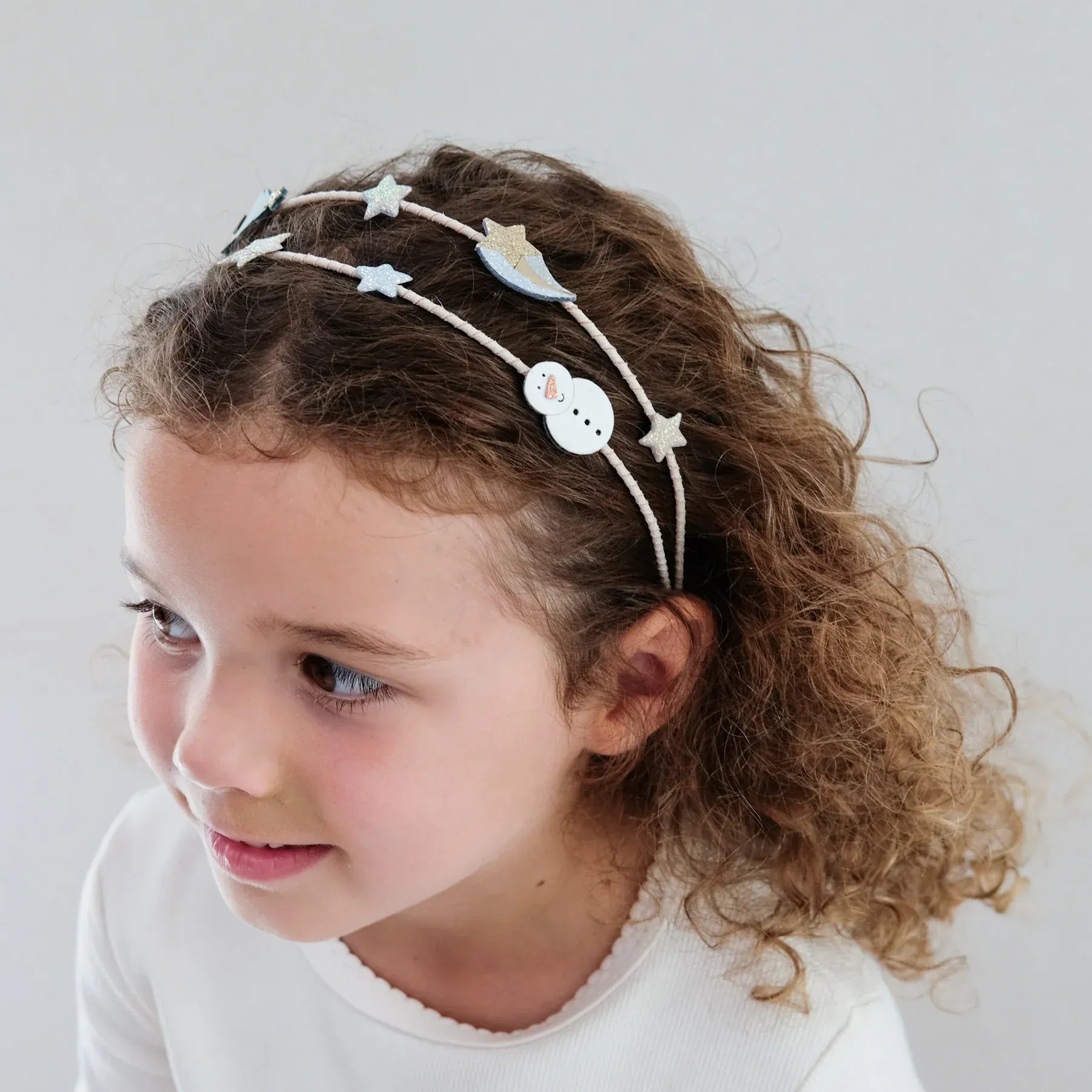 Mimi & Lula Accessory Hair Snowman Double Alice Headband