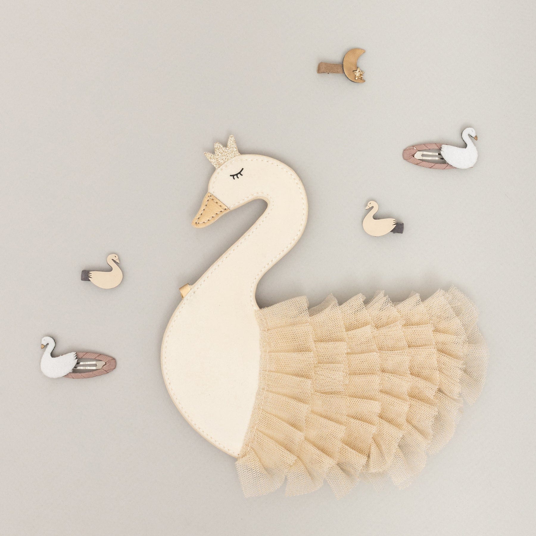 Mimi & Lula Accessory Hair Swanlake Mini Clips