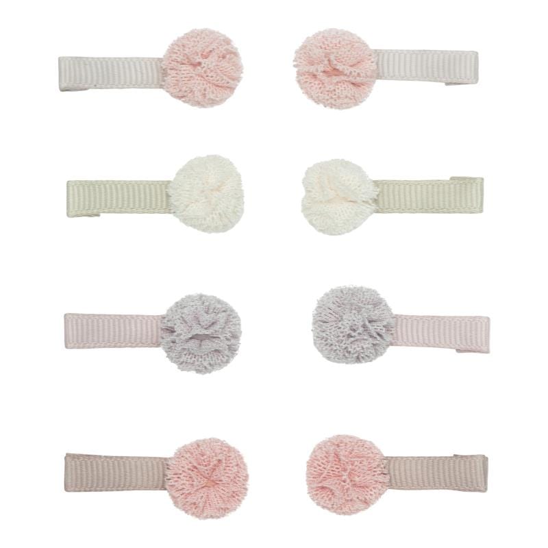 Mimi & Lula Accessory Hair Swanlake Mini Tulle Pom Pom Clips