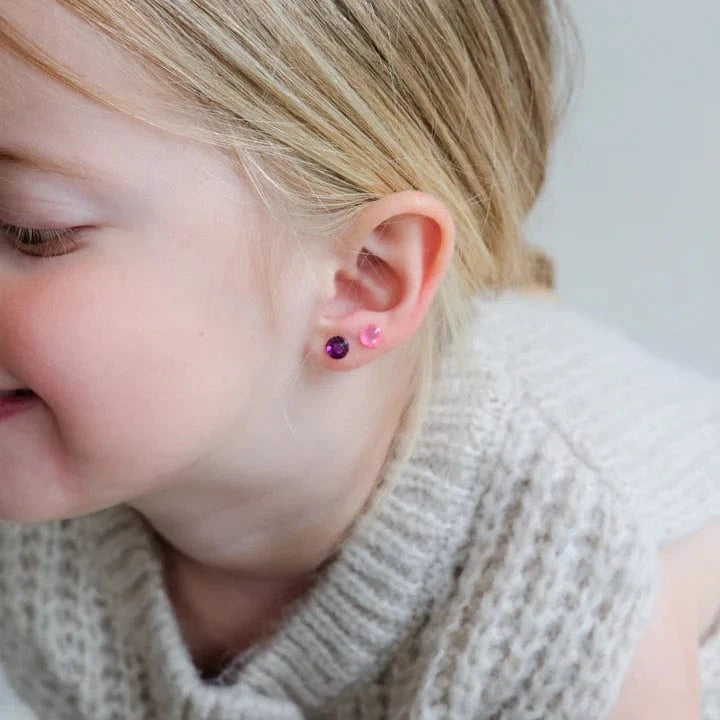 Mimi & Lula Girls Accessory Bright Gem Stick On Earrings