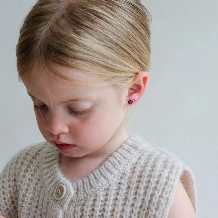 Mimi & Lula Girls Accessory Bright Gem Stick On Earrings