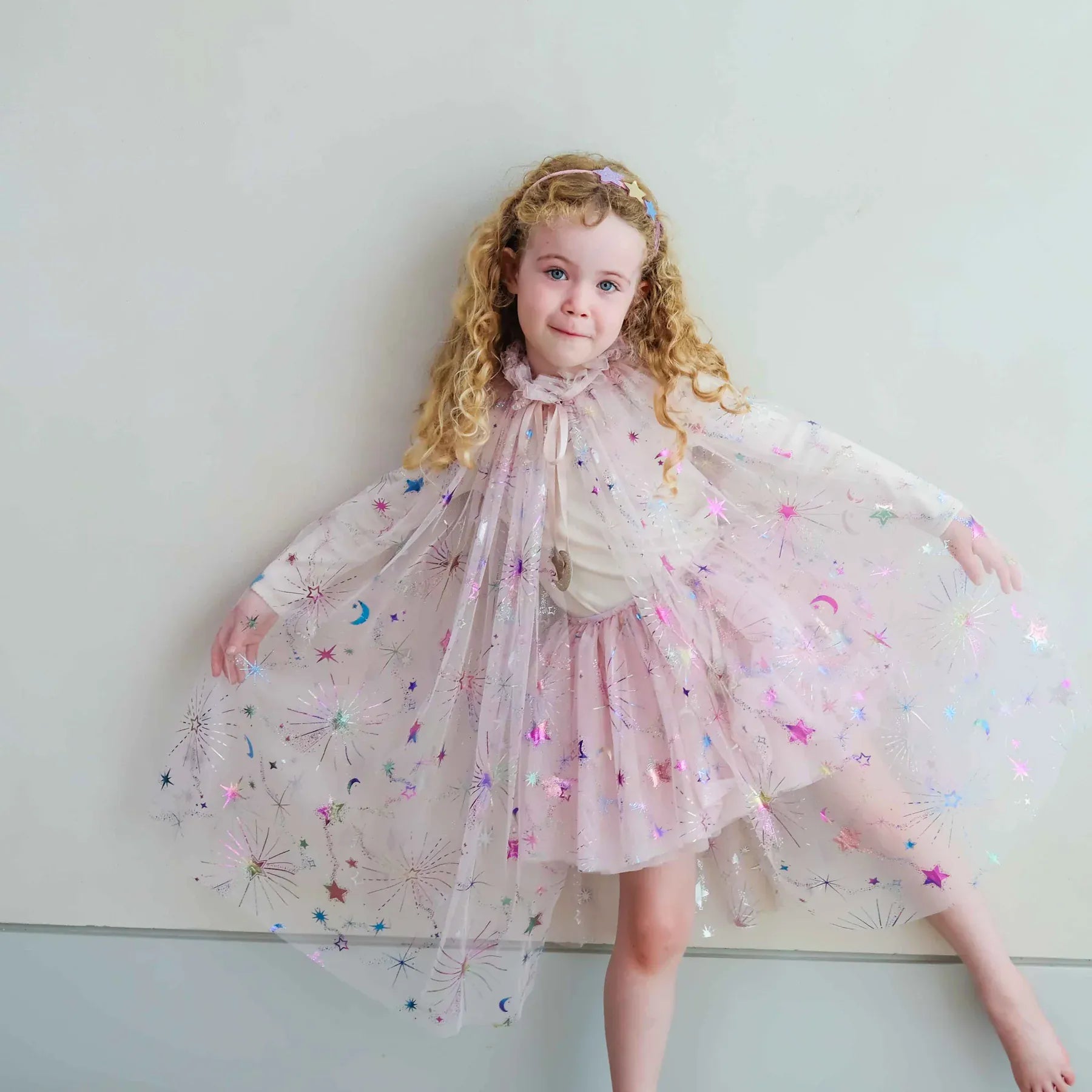 Mimi & Lula Girls Accessory Celestial Pink Cape