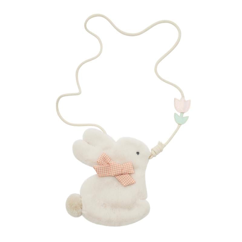 Mimi & Lula Girls Accessory Fluffy Bunny Bag - Cream