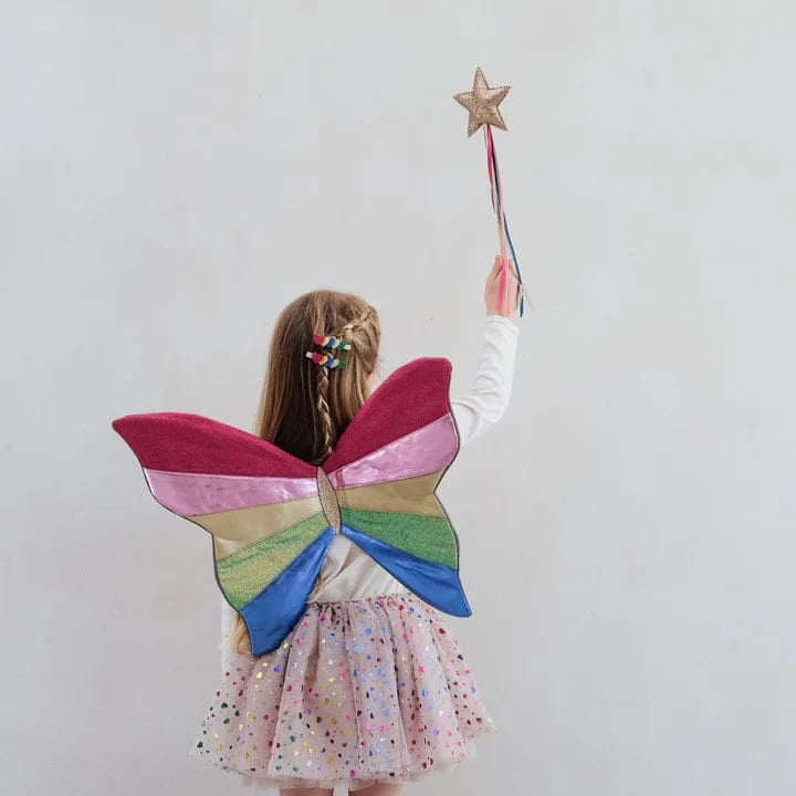 Mimi & Lula Girls Accessory Rainbow Intergalactic Wings