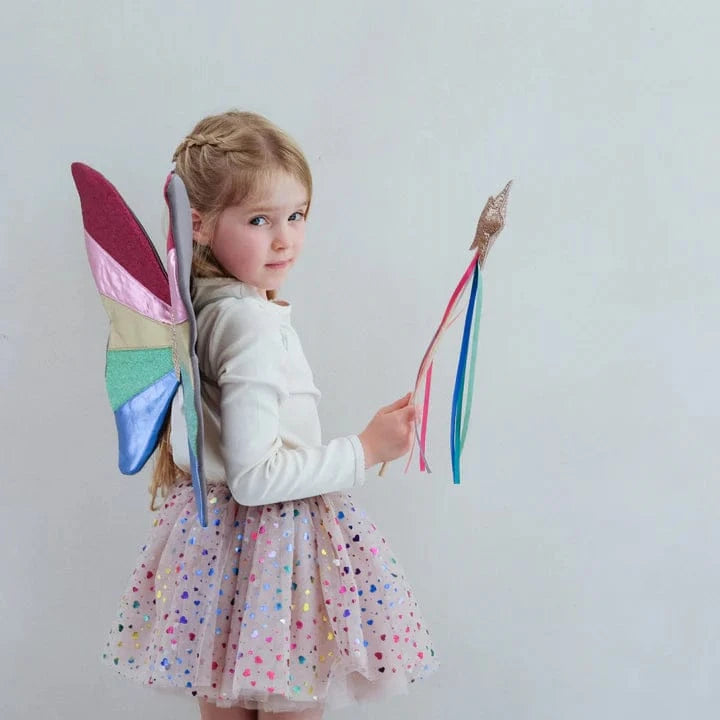 Mimi & Lula Girls Accessory Rainbow Intergalactic Wings