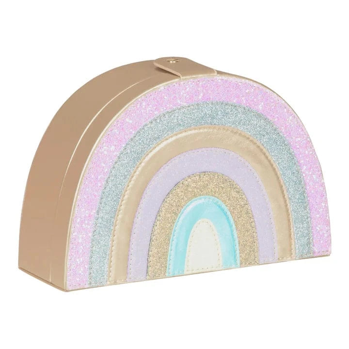 Mimi & Lula Girls Accessory Rainbow Jewellery Box - Bright Multi