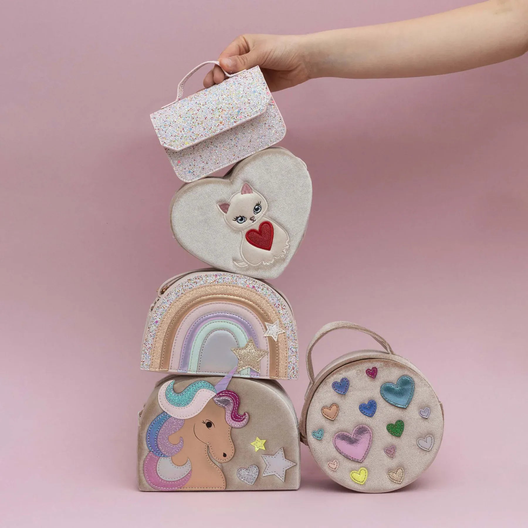 Mimi & Lula Girls Accessory Teeny Glitter Bag