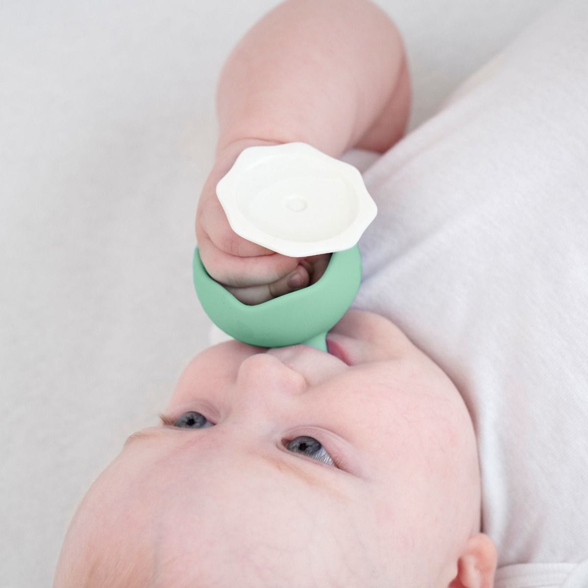 Mombella Toys Mushroom Teether - Eucalyptus