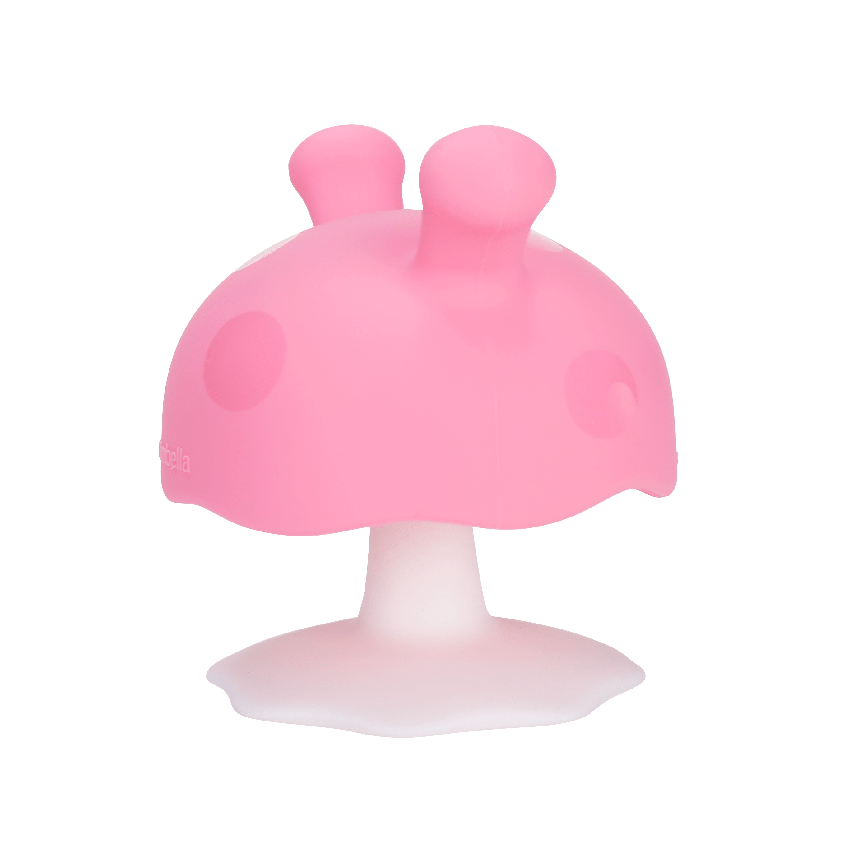 Mombella Toys Pink Baby Mushroom Soothing Teether