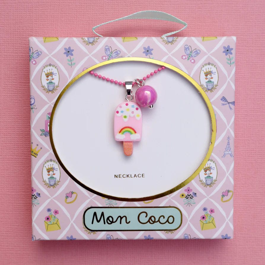 Mon Coco Girls Accessory Ice Cream Necklace