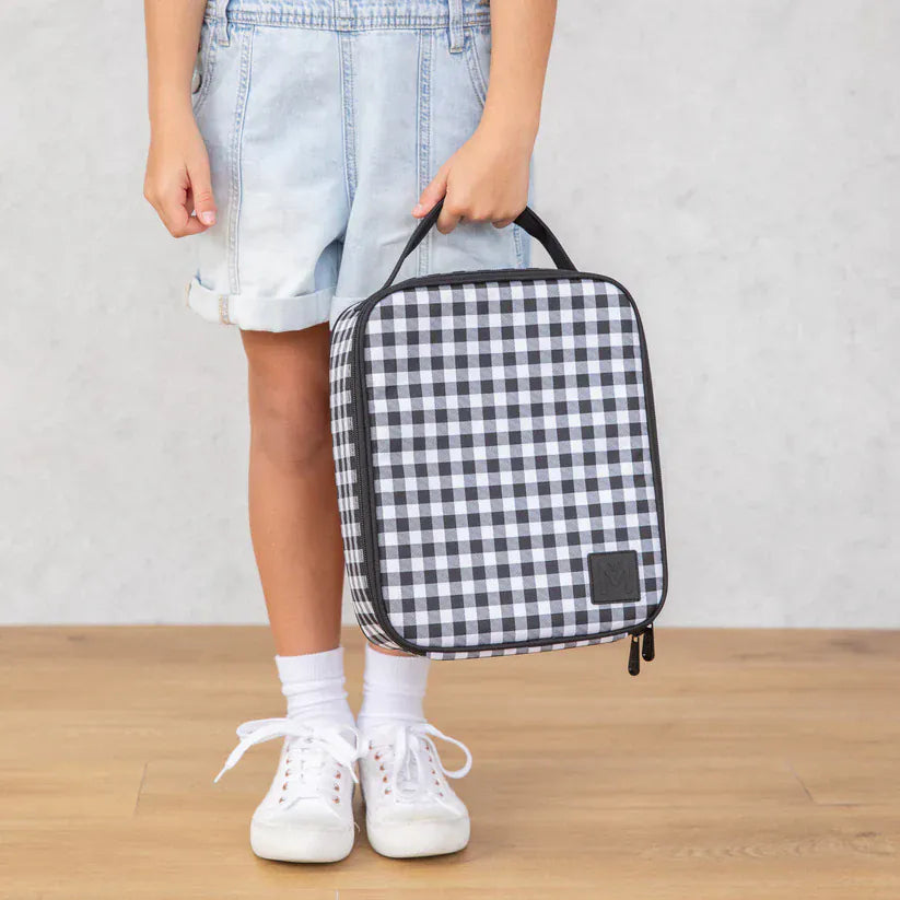 MontiiCo Feeding Insulated Lunch Bag - Black Gingham