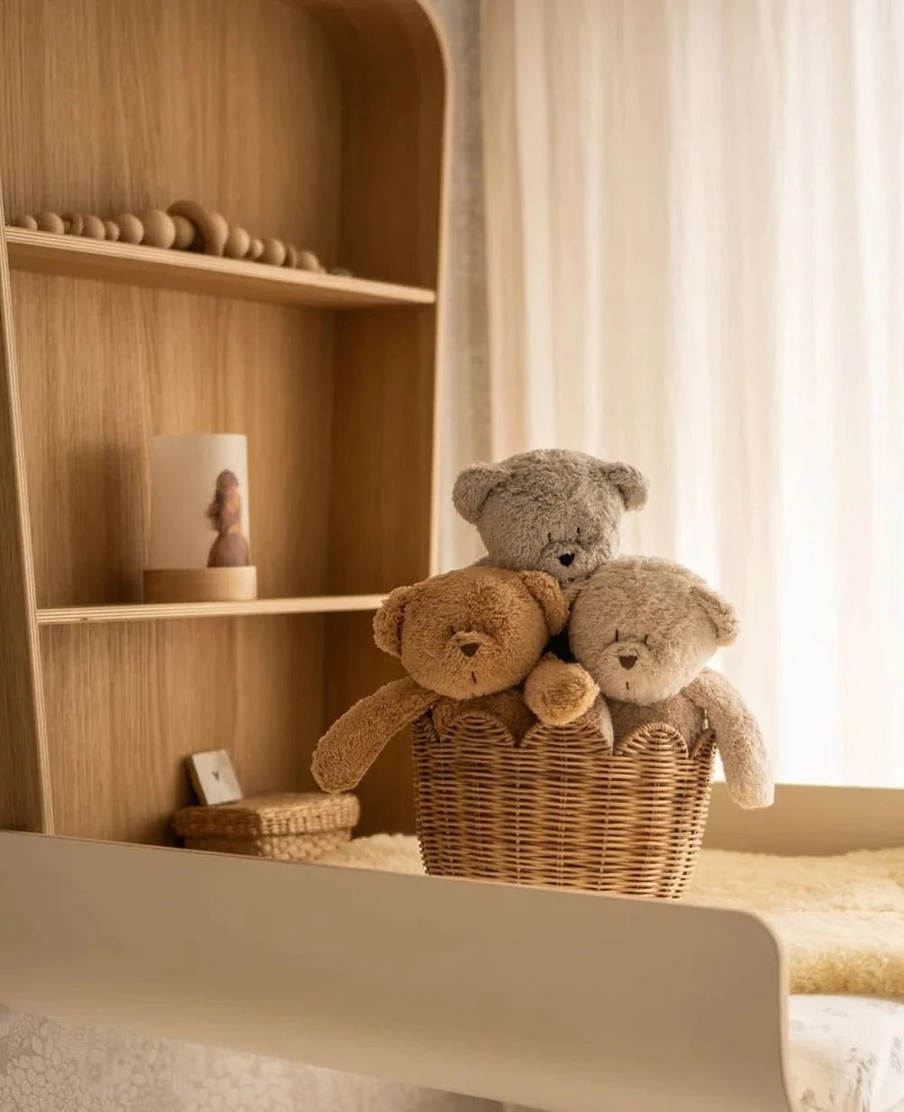 Moonie Baby Accessory Organic Humming Bear - Cappuccino