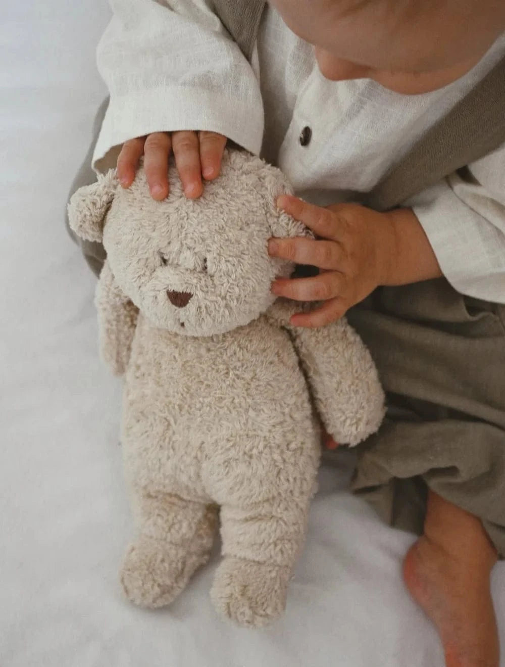 Moonie Baby Accessory Organic Humming Bear - Sand