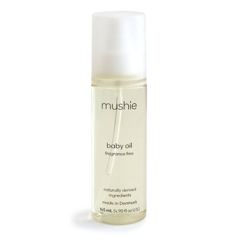 Mushie Baby Care Baby Oil 145ml (Fragrance Free)