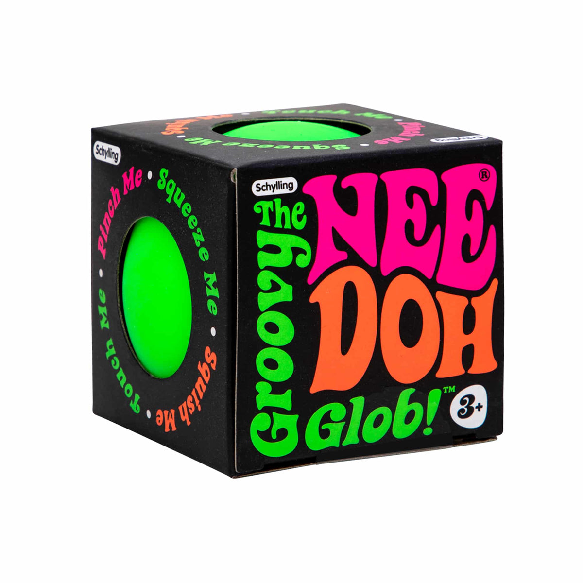 Colorful Original Groovy Glob Needoh toy by Needoh with vibrant, flexible glob-shaped material perfect for squeezing and playing.