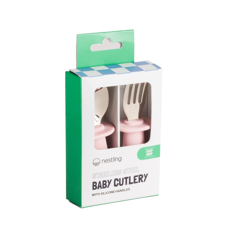 Nestling Accessory Feeding Baby Cutlery 2pk