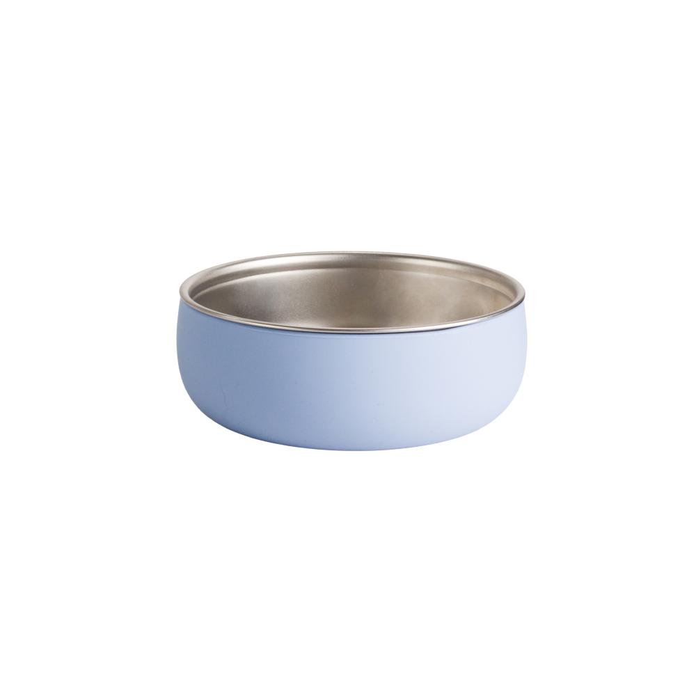 Nestling Accessory Feeding Dusty Blue Stainless Steel Large Bowl