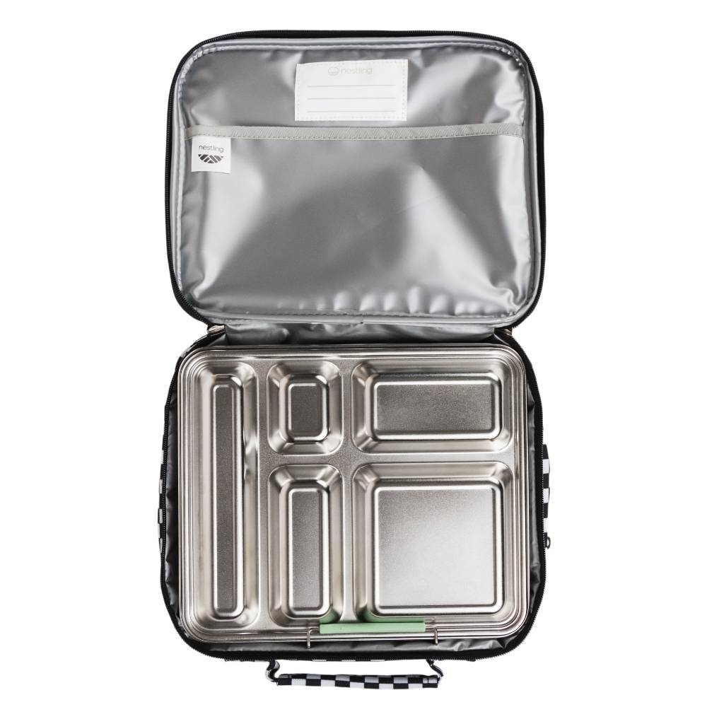 Nestling Accessory Feeding Insulated Lunch Bag - Monster Trucks