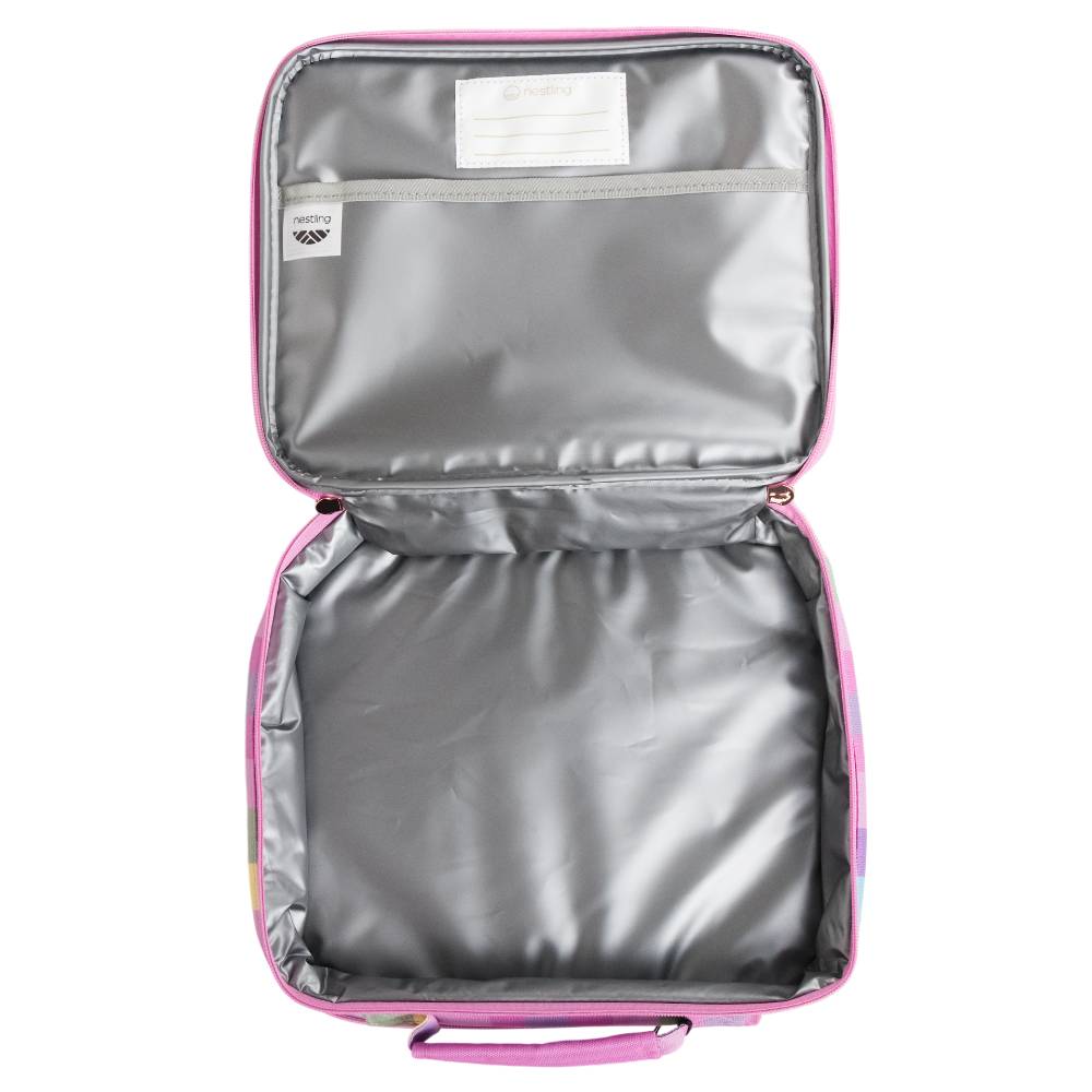 Nestling Accessory Feeding Insulated Lunch Bag - Sorbet Stripe