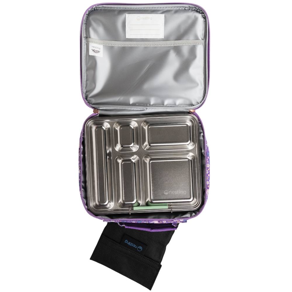 Nestling Accessory Feeding Insulated Lunch Bag - Unicorns