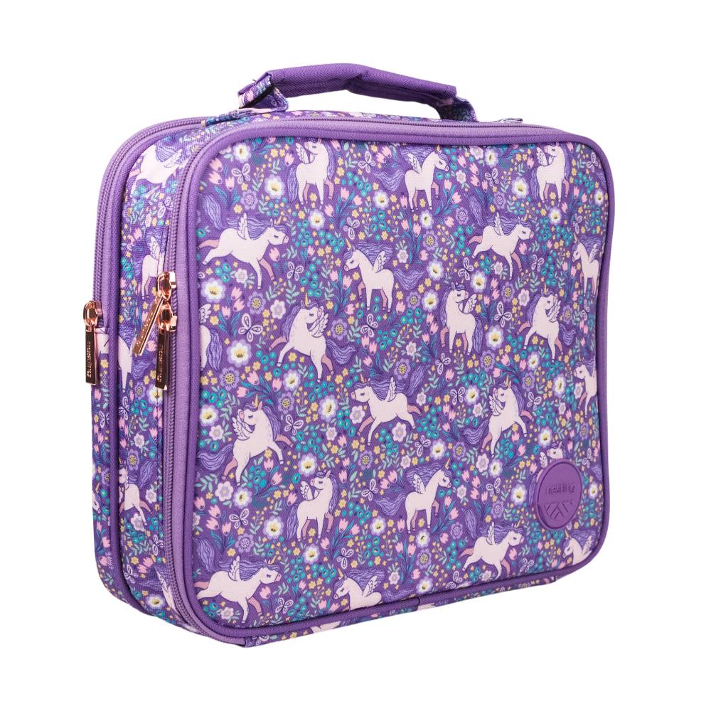 Nestling Accessory Feeding Insulated Lunch Bag - Unicorns