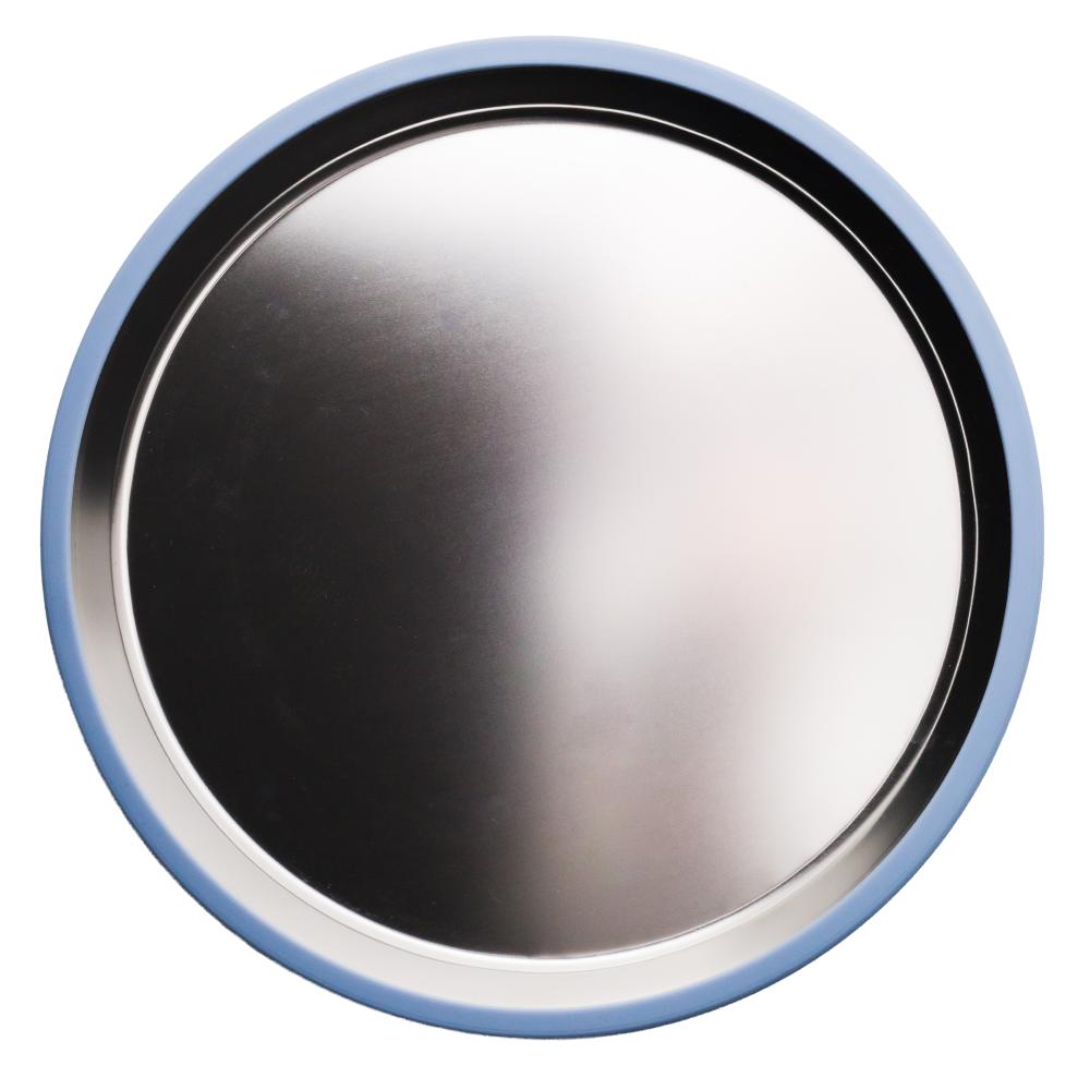 Nestling Accessory Feeding Large Stainless Flat Suction Plate 23cm