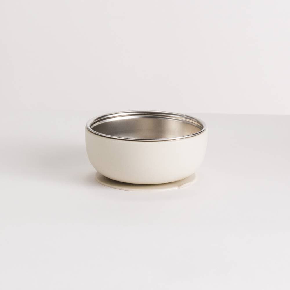 Nestling Accessory Feeding Oat Stainless Steel Suction Bowl