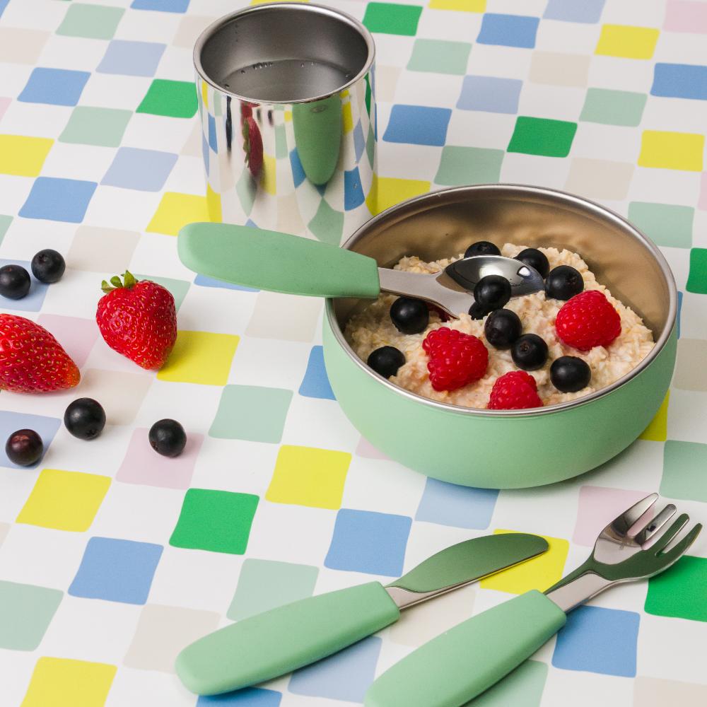 Nestling Accessory Feeding Stainless Steel Large Bowl