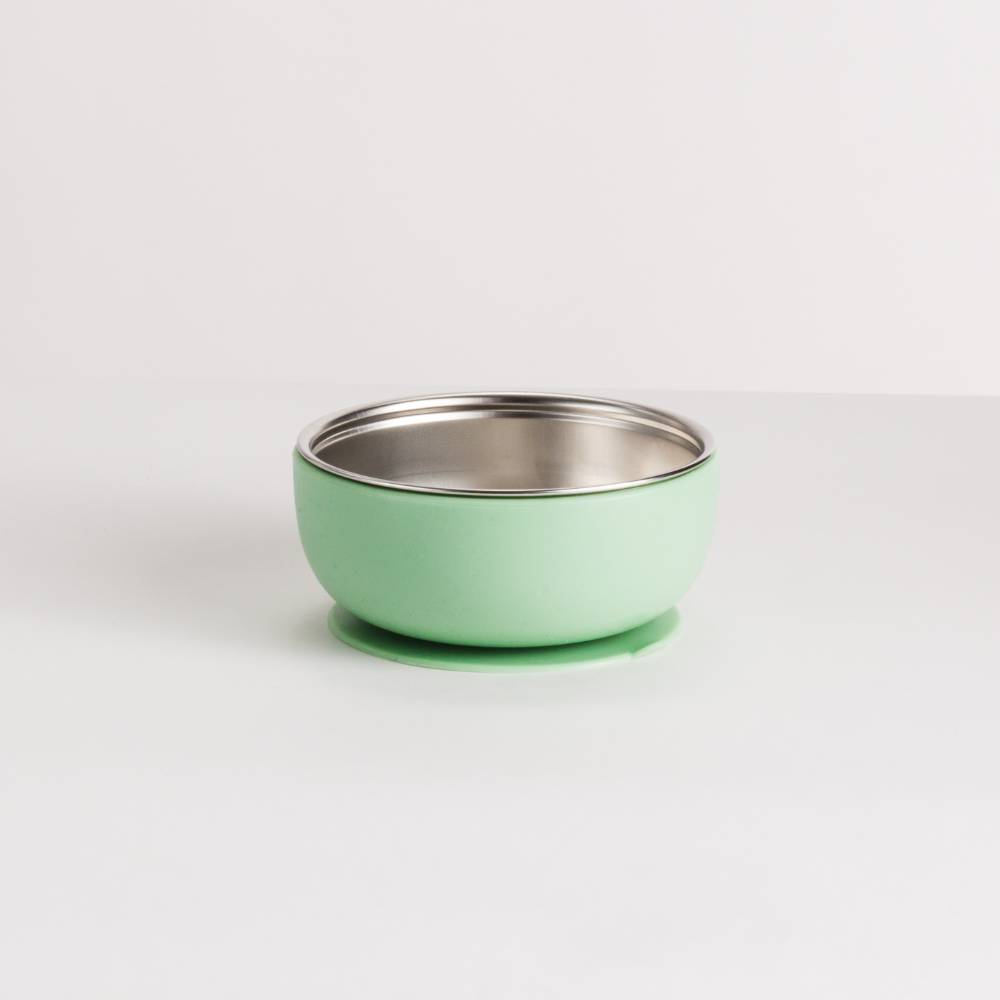 Nestling Accessory Feeding Stainless Steel Suction Bowl