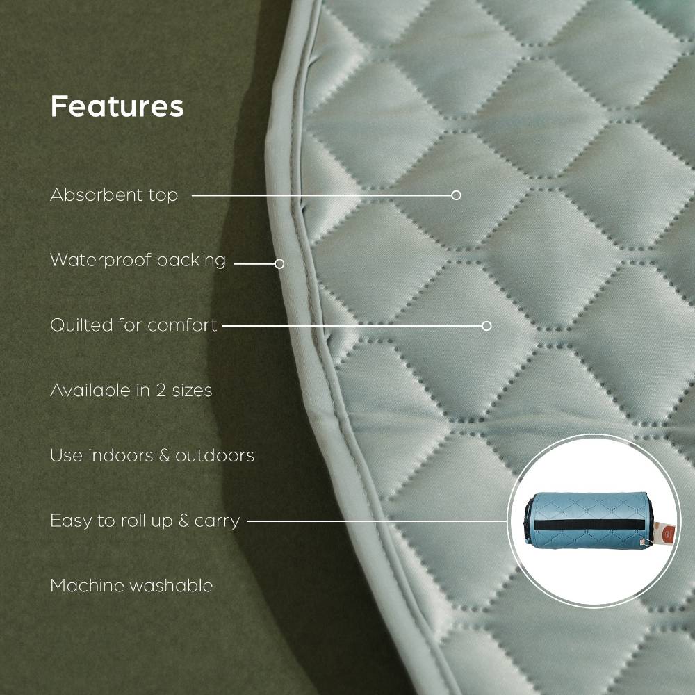 Nestling Baby Accessory Medium Waterproof Quilted Play Mat