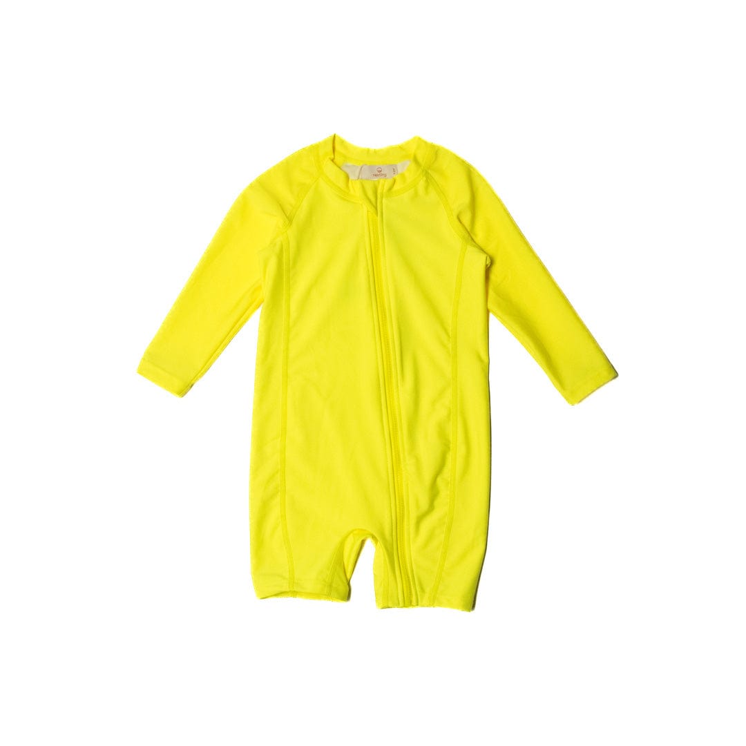 Nestling Boys Swimwear Shortie Swimmers - Neon Yellow