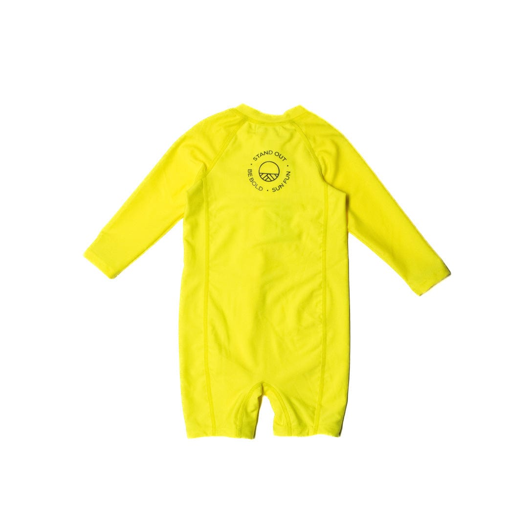 Nestling Boys Swimwear Shortie Swimmers - Neon Yellow