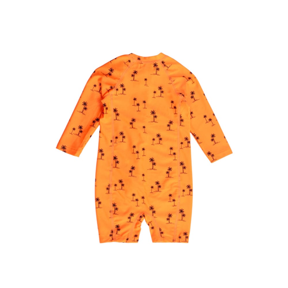 Nestling Boys Swimwear Shortie Swimmers - Orange Palms