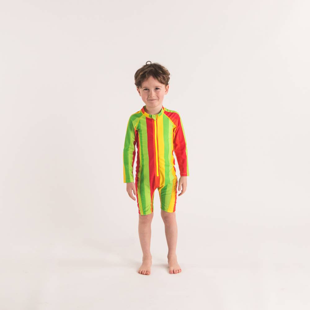 Nestling Boys Swimwear Shortie Swimmers - Traffic Light