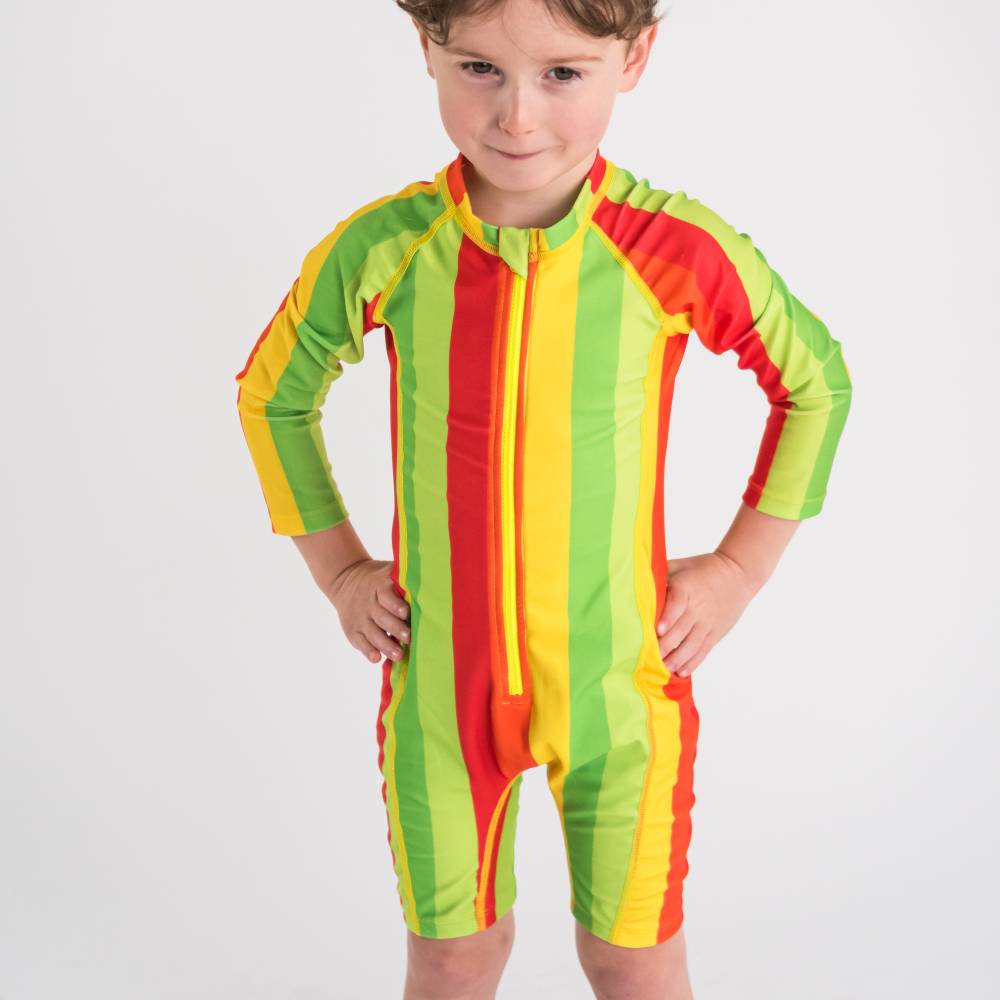 Nestling Boys Swimwear Shortie Swimmers - Traffic Light