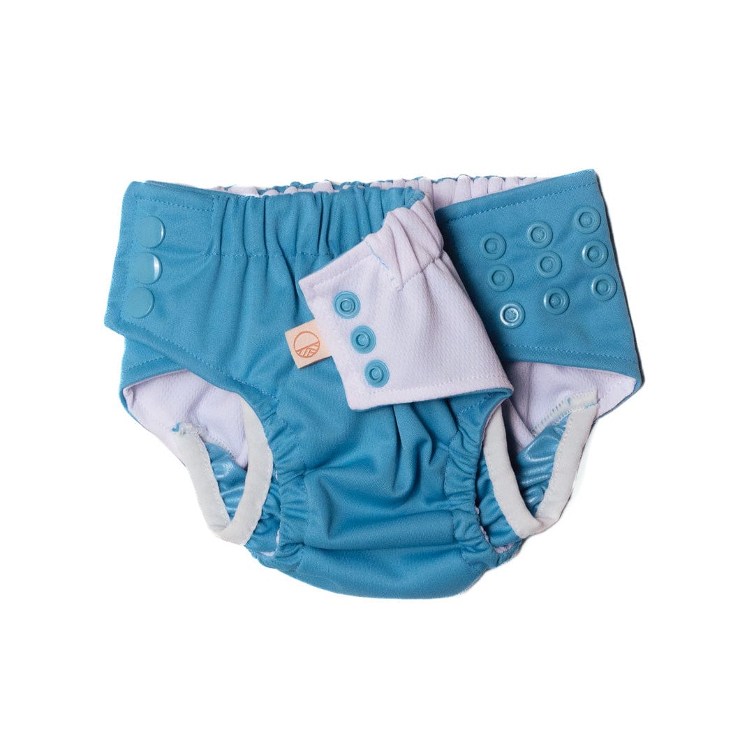 Nestling Boys Swimwear Snap Swim Nappy - Aqua