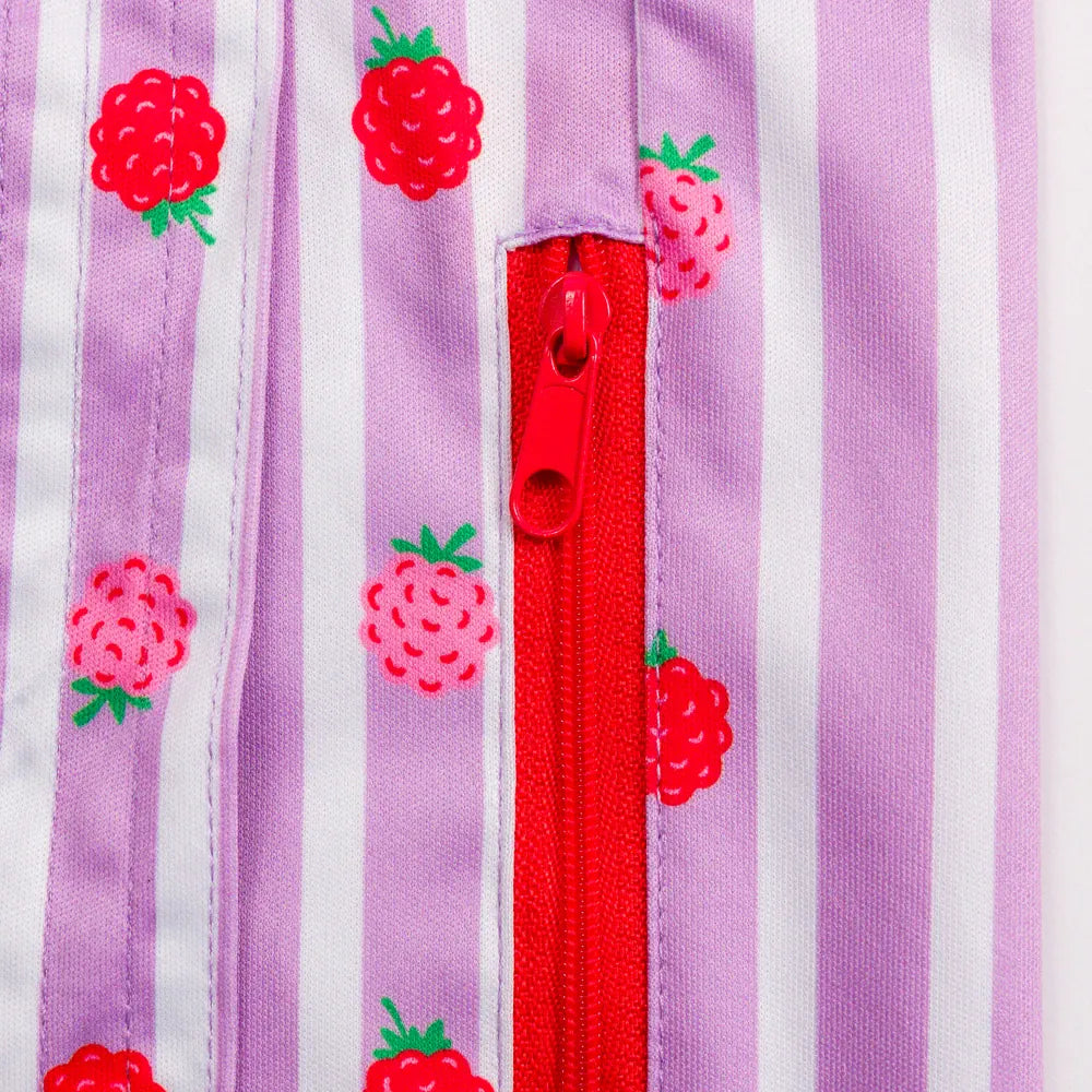 Nestling Children Accessories Large Swim Bag - Striped Raspberries