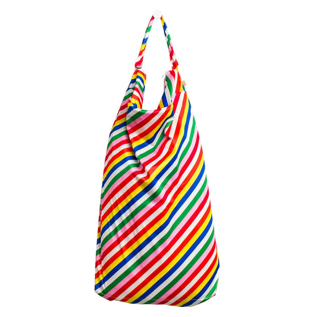 Nestling Children Accessories XL Double Pocket Wet Bag - Diagonal Stripe